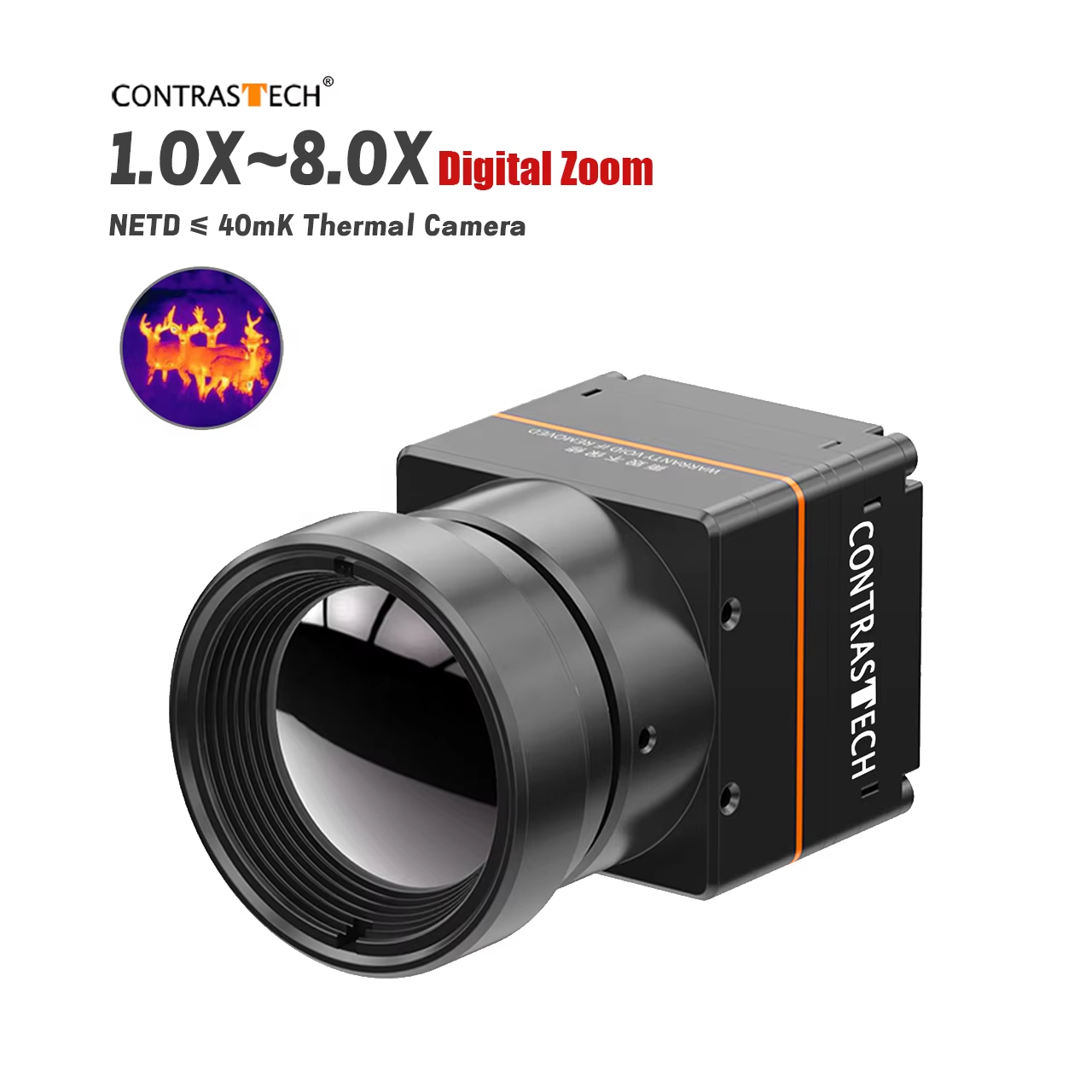 Drone Camera Thermal - 1-8X Digitalzoom 640x512 Wärmebildkamera 13mm/19mm Objektiv