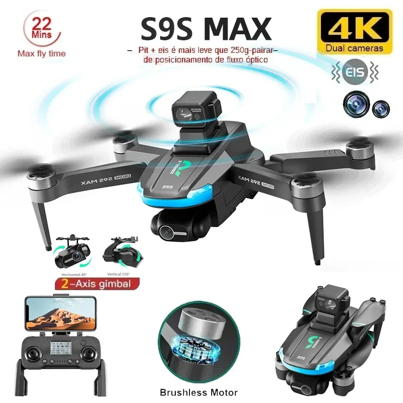 NEUE S9S MAX MINI Drone 4K 2-A – Drone Camera Lens Bewertung und Preis