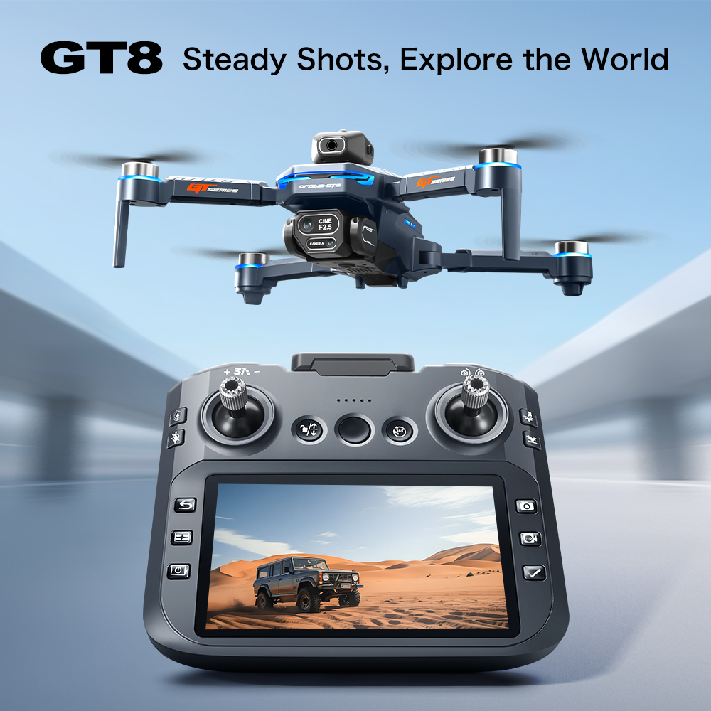 GT8 Hindernisvermeidungs-Luftd – Drone Camera With Gimbal Bewertung und Preis